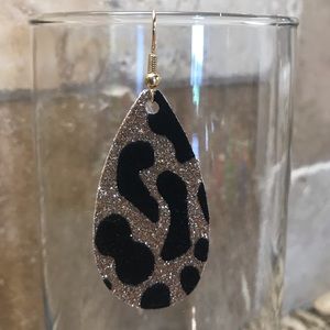 Faux Leather Earrings